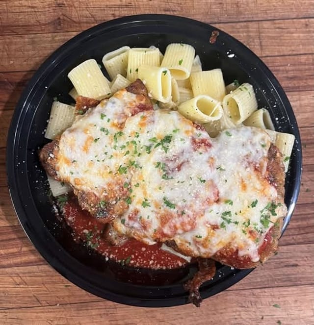 Veal Parmigiana.