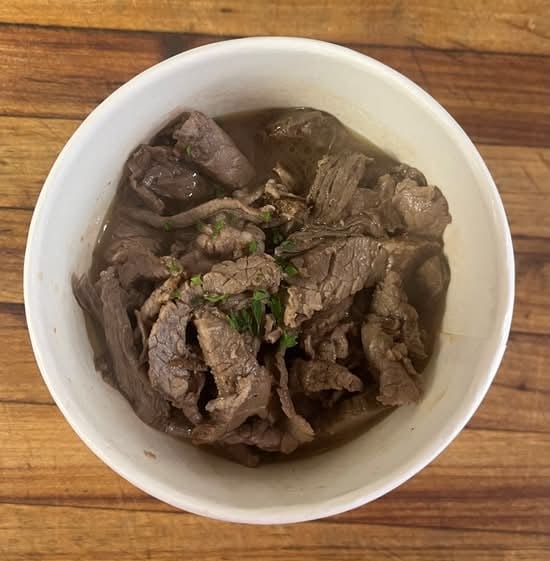 Sliced Piedmontese Lean Beef w/EVOO & Truffle Oil 5oz.