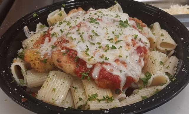 Chicken Parmigiana.