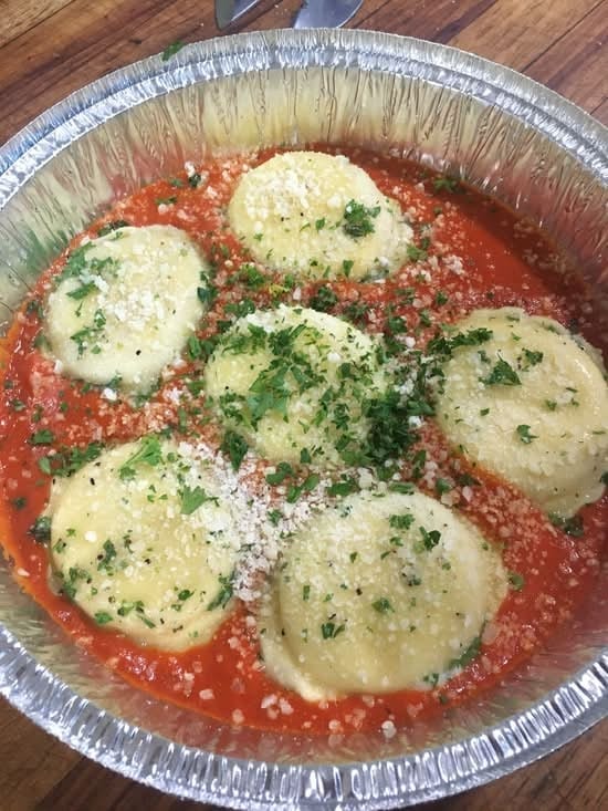 Cheese Filled Ravioli.